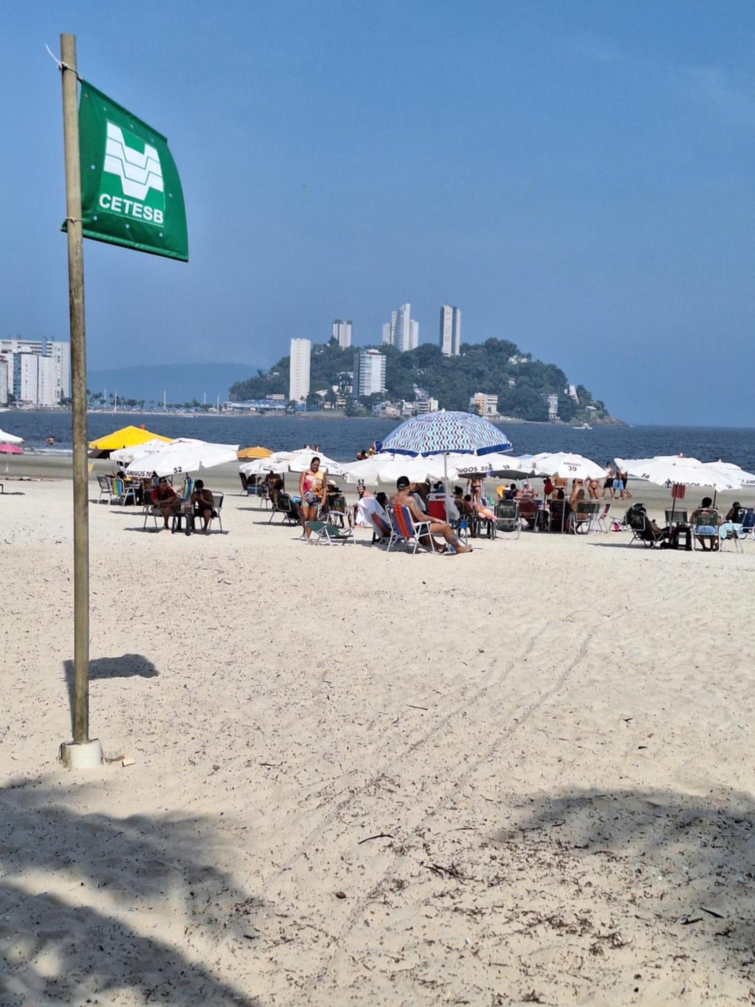 Appartement Pé na areia Gonzaguinha São Vicente Extérieur photo