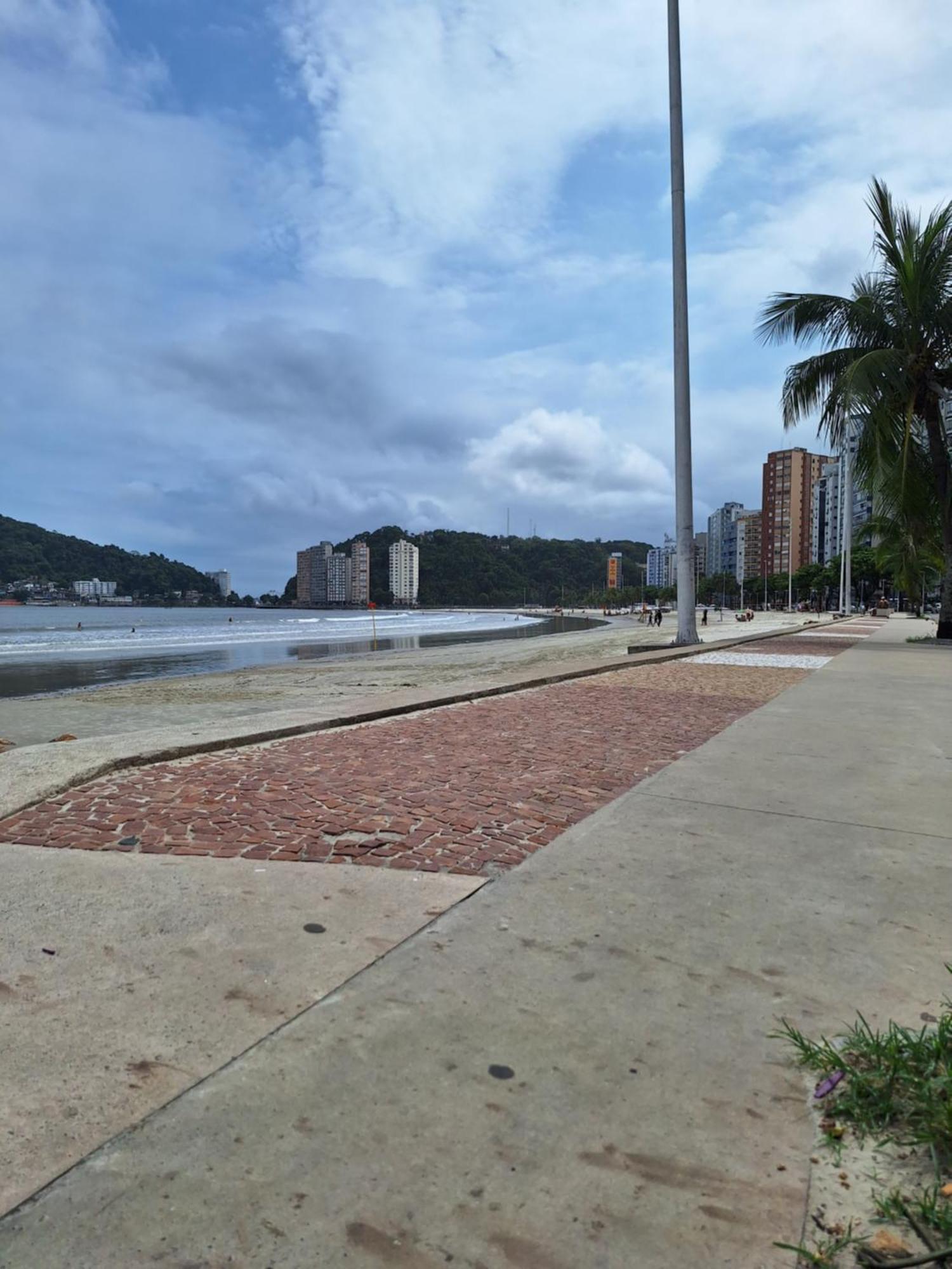Appartement Pé na areia Gonzaguinha São Vicente Extérieur photo